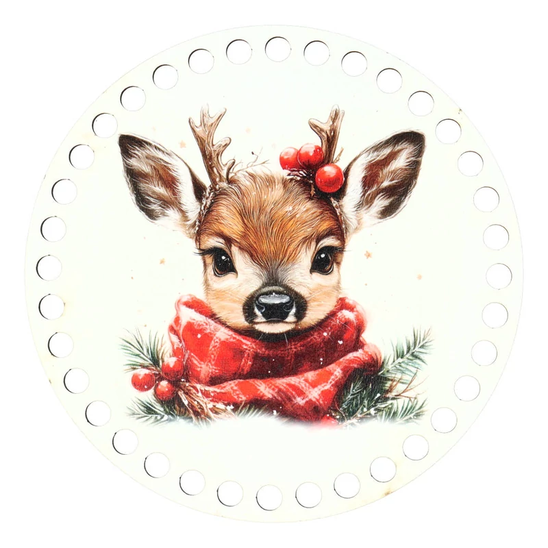 Bambi - kör 15 cm horgolható alap
