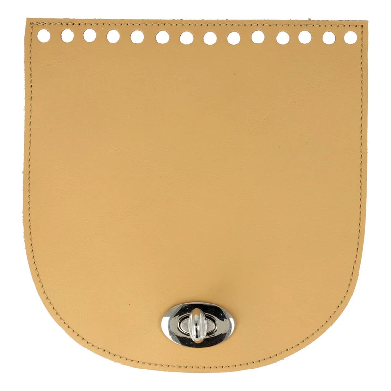 Birs színű íves bőr táskafedél - Bármitartó.hu