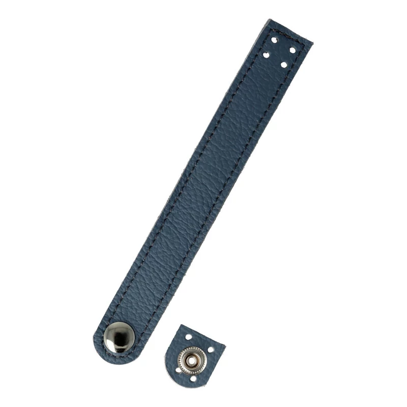 grafit színű patentos táskazár kézműves bőrből - Bármitartó.hu