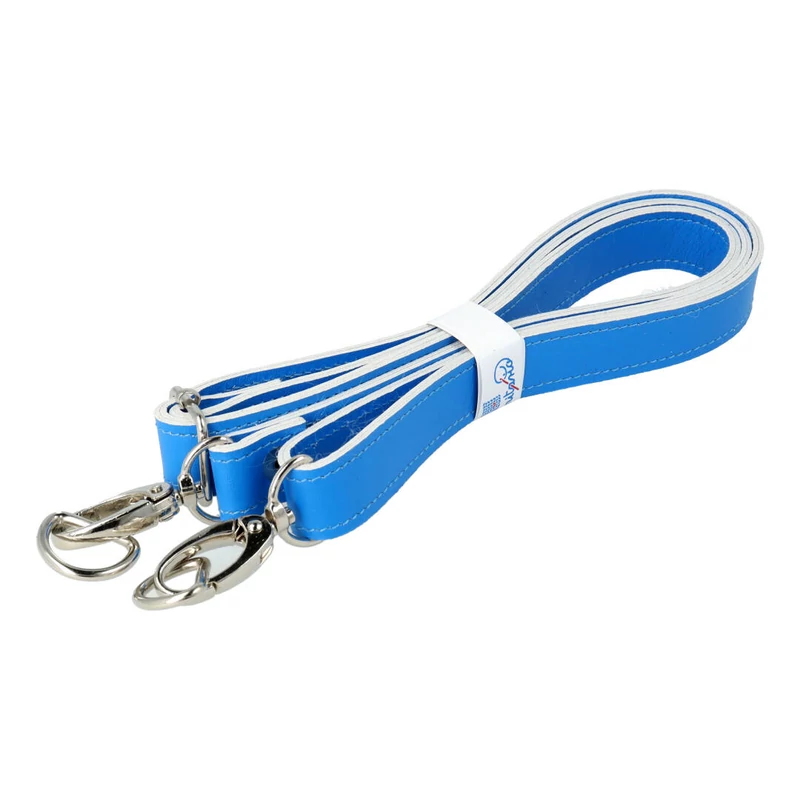 Kék színű állítható bőr táskapánt - Bármitartó.hu