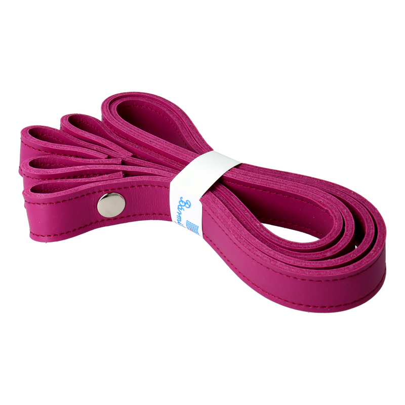 szeder színű patentos bőr táskapánt párban 65 cm - Bármitartó.hu