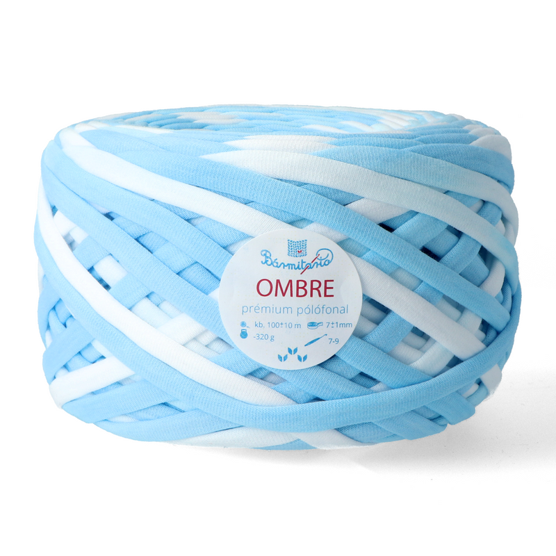 OMBRE kézzel festett prémium pólófonal - Hullám