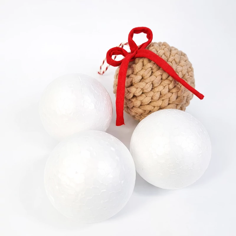 Polisztirol gömb (5 cm) - 3 db-os szett