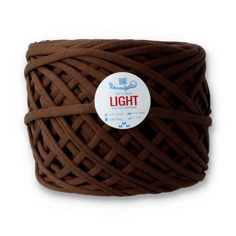 Gesztenye színű Light pólófonal szemből - Bármitartó.hu