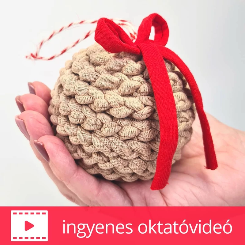 Horgolt kisdíszek tavaszra - ingyenes videó