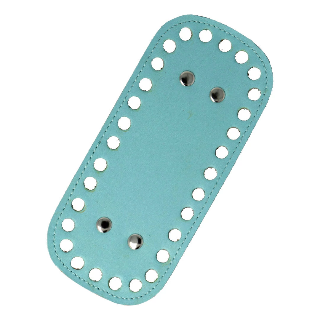 Mini bőr táskaalj - Csodakék 7*15cm