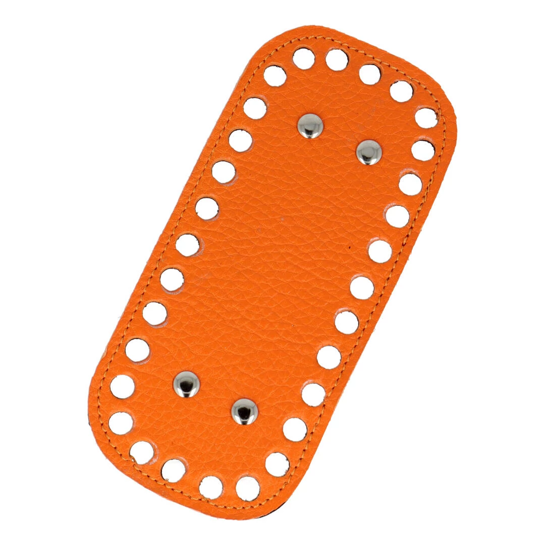 Mini bőr táskaalj - Narancs 7*15cm