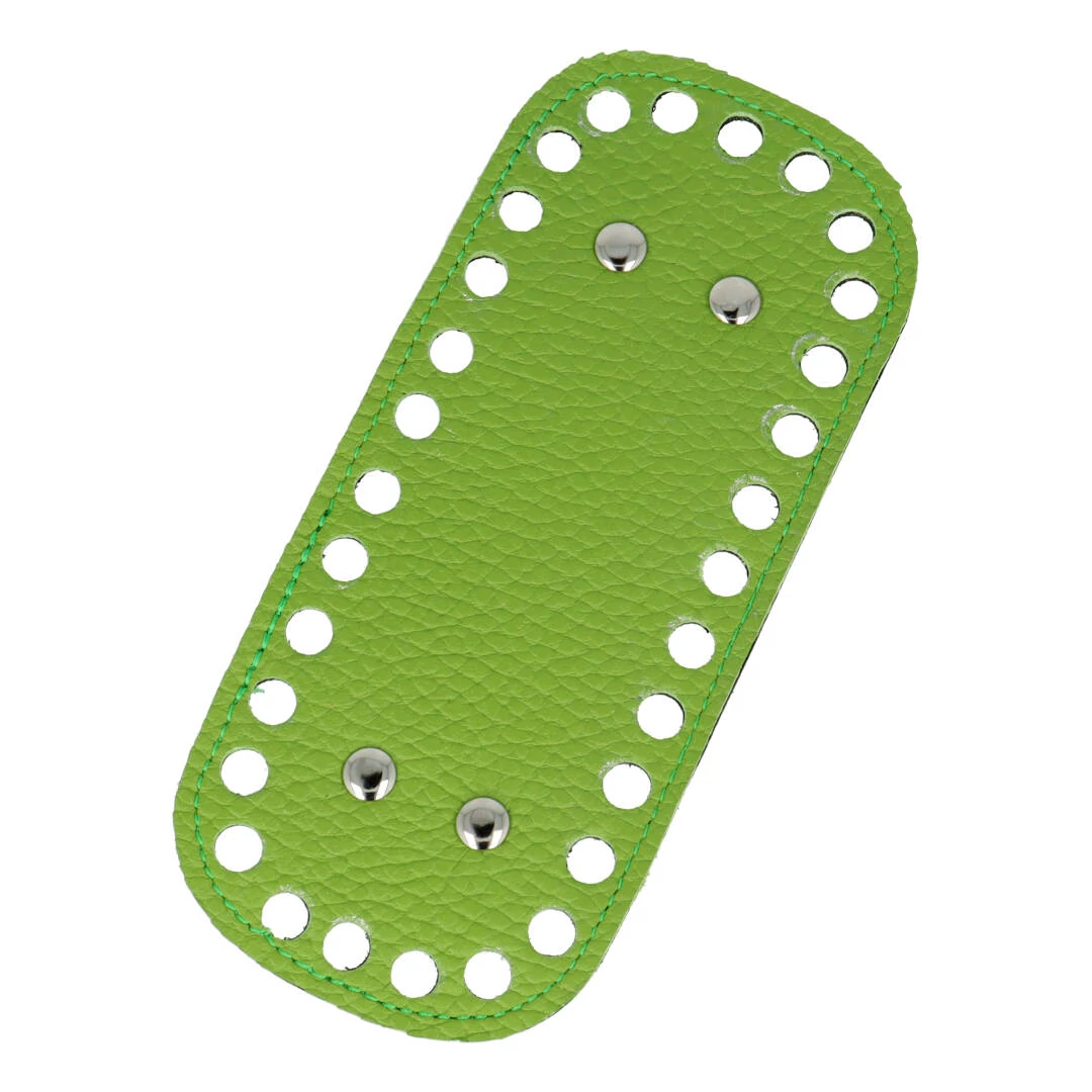 Mini bőr táskaalj - Zöld 7*15cm