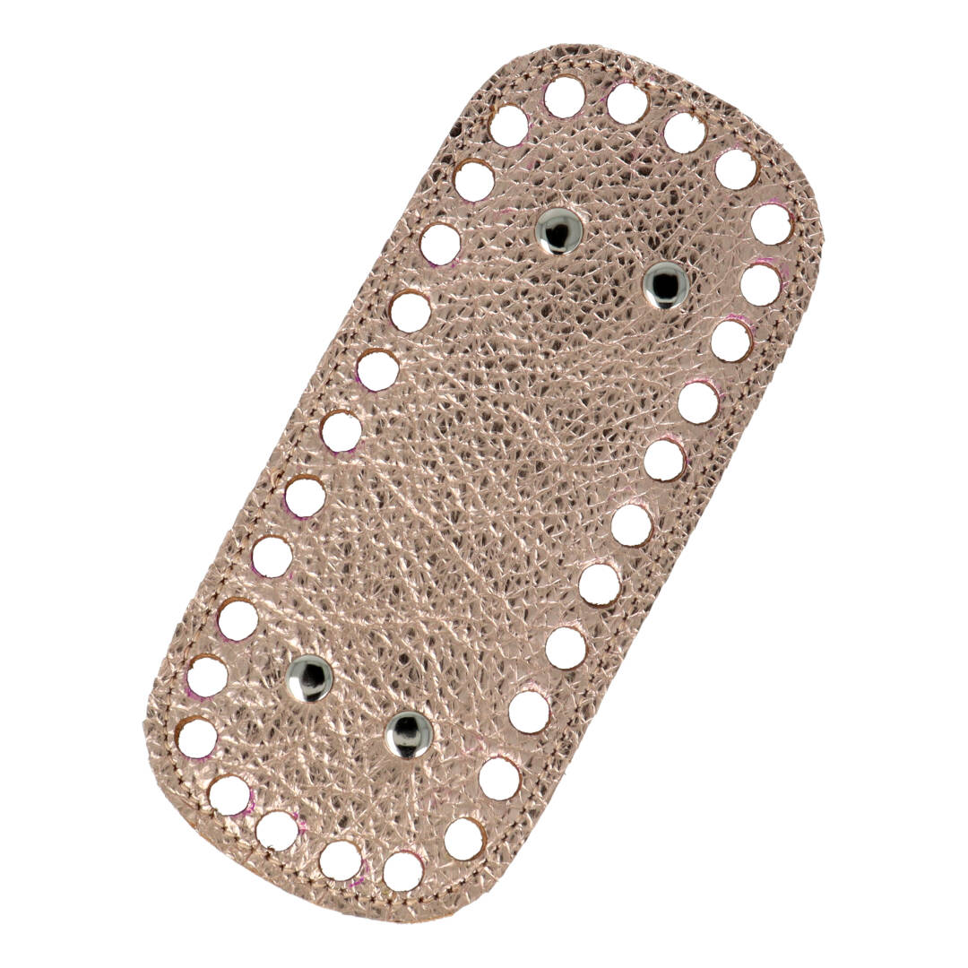 Mini bőr táskaalj - Rosegold 7*15cm