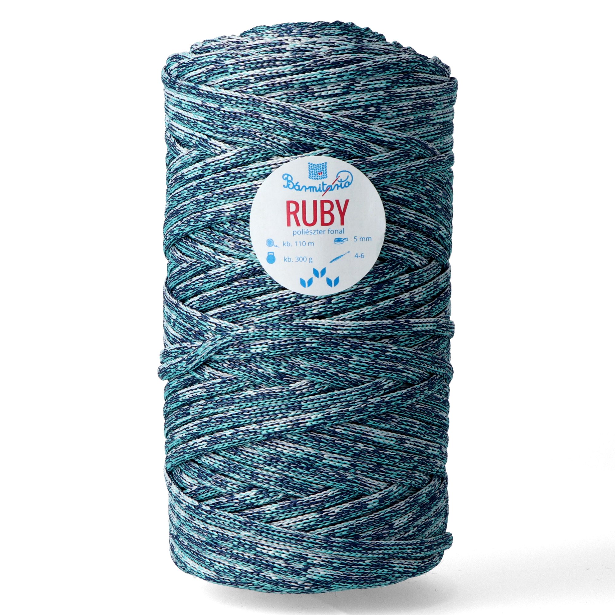 RUBY MIX lapos poliészter fonal - Nizza